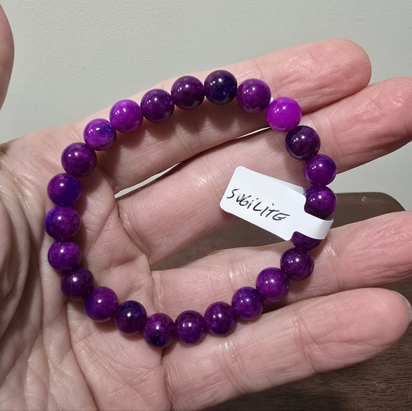 Sugilite Crystal Bracelet - Picture 2 of 3
